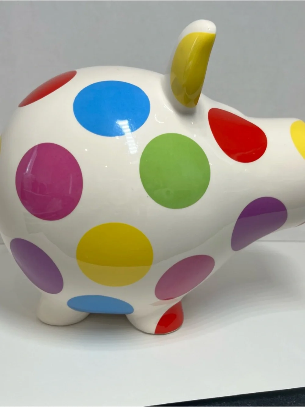 NEW SALT & PEPPER OINK PIGGY BANK POLKA DOT MONEY BOX
